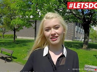 Letsdoeit - polnisch tätowiert teenager tourist ausgetrickst in sex film von tschechisch junge