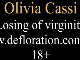 Virgin Hardcore Defloration of Olivia Cassi