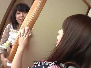 Subtitled Japanese risky xxx video with enticing mother in law