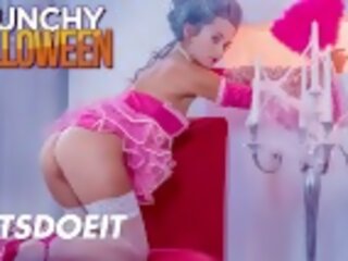LETSDOEIT - attractive cookie In Gothic Costume Shrima Malati Has Her Twat Ravaged On Halloween By Fat member