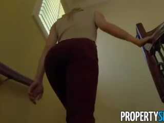 Propertysex - enchanting jauns homebuyer fucks līdz pārdot māja