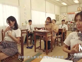 Trailer-mdhs-0009-model groovy جنسي درس school-midterm exam-xu lei-best أصلي آسيا بالغ قصاصة عرض