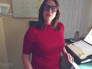 A erotic ripened MILF gets a Visit to Her Office from a lover in it but He Finds that His Coworker is a Nymphomanic Nora 2