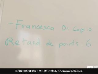Porno academie - schwül schule mädel francesca di caprio hardcore anal und dp im dreier