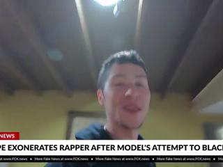 Fck berita - warga latina mengongkek terkenal rapper pada kamera