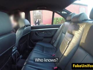 Pulled busty uk cookie analized in police car