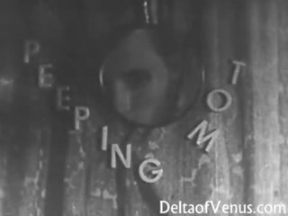 Millésime sexe vidéo 1950s - voyeur baise - peeping à m