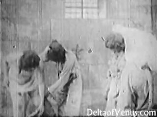 Authentic Antique sex clip 1920s Bastille Day